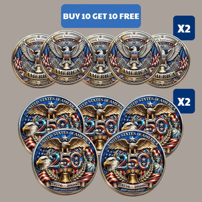 🔥Last Day 50% OFF🔥America 250 Years Commemorative Coin