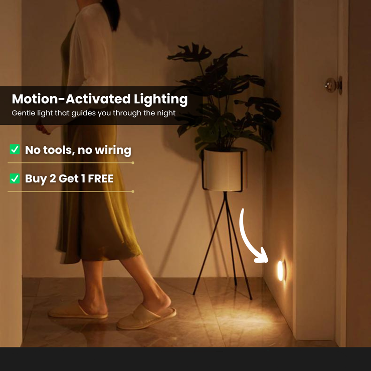 🔥🎁Buy 1 Get 2 Free💥⏳Energy-Efficient LED Motion Sensor Light