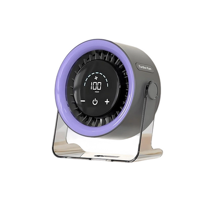 🏆2026 Desk Fan – USB Rechargeable with LED Display 📊 | 100 Speeds, 120° Tilt & Full Oscillation ↔️ | Ultra-Quiet for Bedroom 😴, Office 🖥️ & Camping 🏕️ | Up to 24H Battery ⚡ | USA Designed 💡🇬🇧