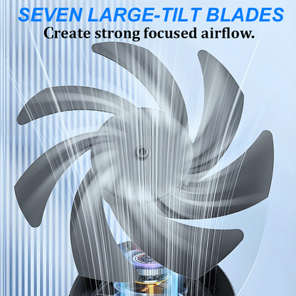 🏆2026 Desk Fan – USB Rechargeable with LED Display 📊 | 100 Speeds, 120° Tilt & Full Oscillation ↔️ | Ultra-Quiet for Bedroom 😴, Office 🖥️ & Camping 🏕️ | Up to 24H Battery ⚡ | USA Designed 💡🇬🇧