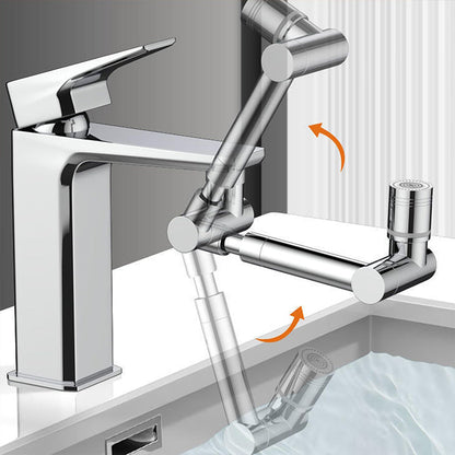 3D Filter Faucet Set - Multi-Angle Swivel Faucet Aerator with 3 Included Filter Cartridges, Anti-Splash Soft Aeration, Transparent Visible Filter Housing, Compatible with Kitchen, Bathroom & Laundry Faucets
