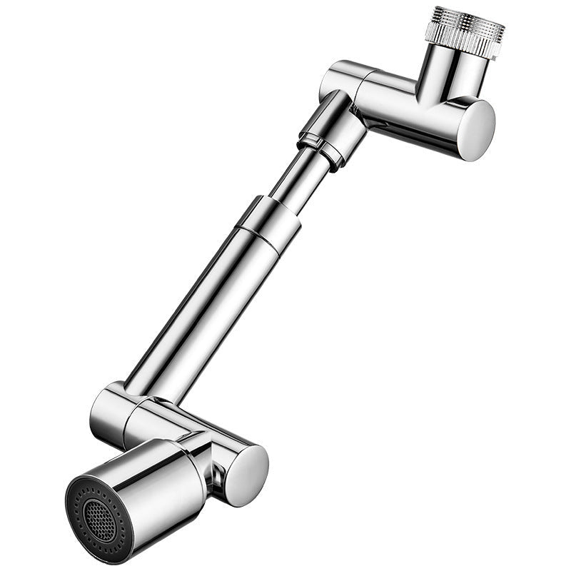 3D Filter Faucet Set - Multi-Angle Swivel Faucet Aerator with 3 Included Filter Cartridges, Anti-Splash Soft Aeration, Transparent Visible Filter Housing, Compatible with Kitchen, Bathroom & Laundry Faucets