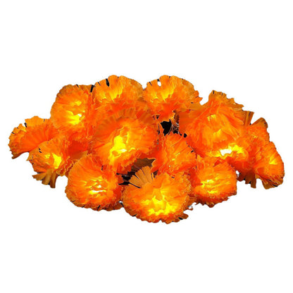 Artificial Marigold Flower LED String Light