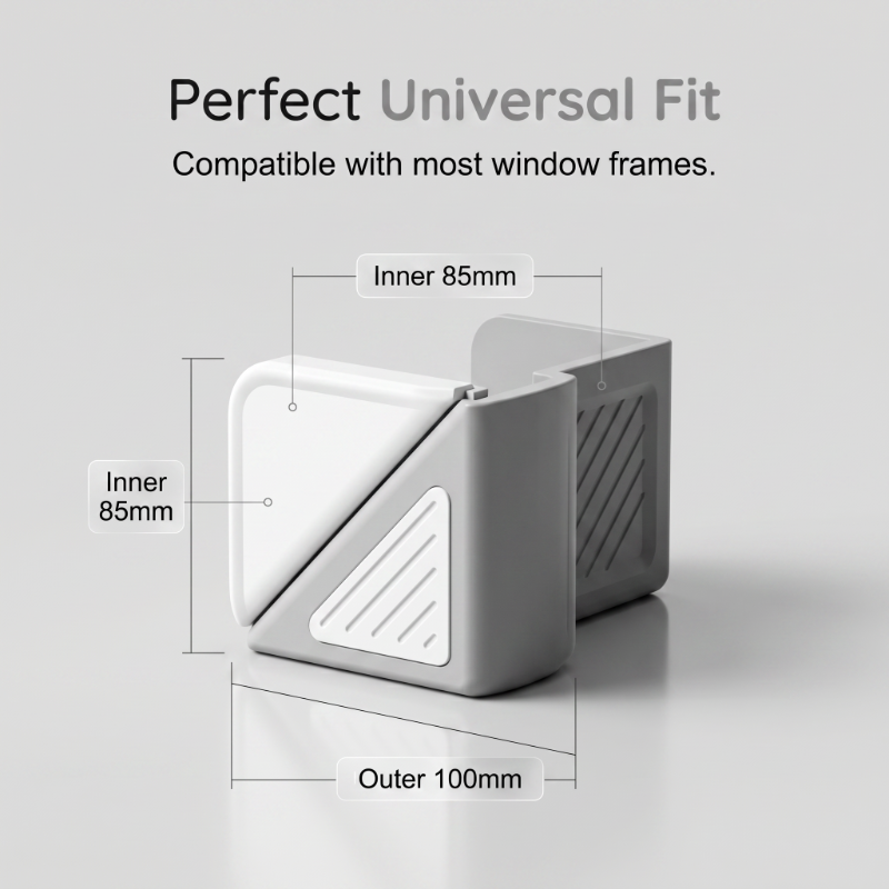 👧Window Corner Guard Baby Proofing Safety Bumper for Casement Windows