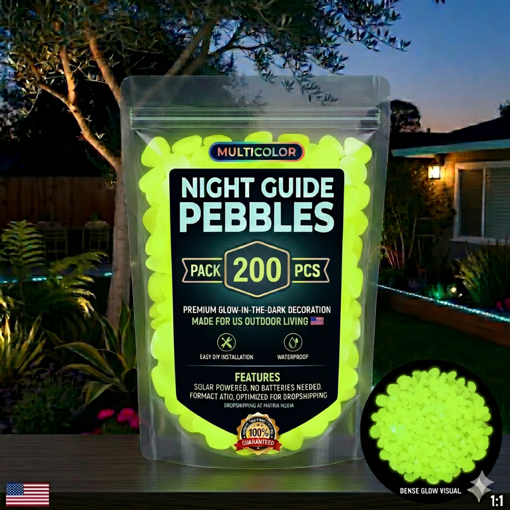 💥LAST DAY SALE 50%OFF💥🌈Colorful Glow-in-the-Dark Garden Stones